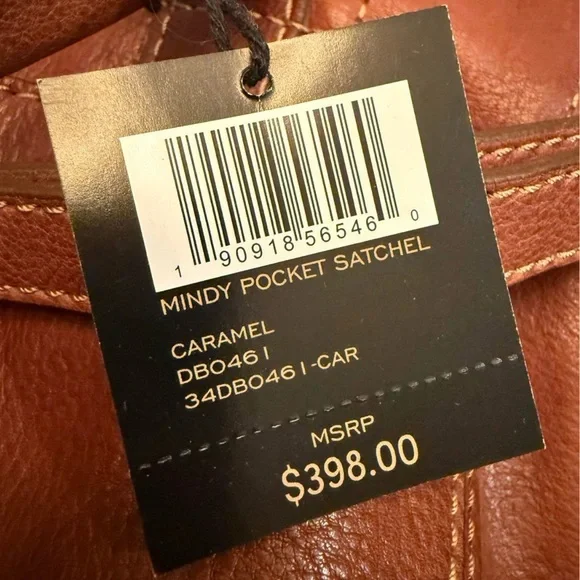 Frye Mindy Pocket Satchel in Caramel - Picture 6 of 6